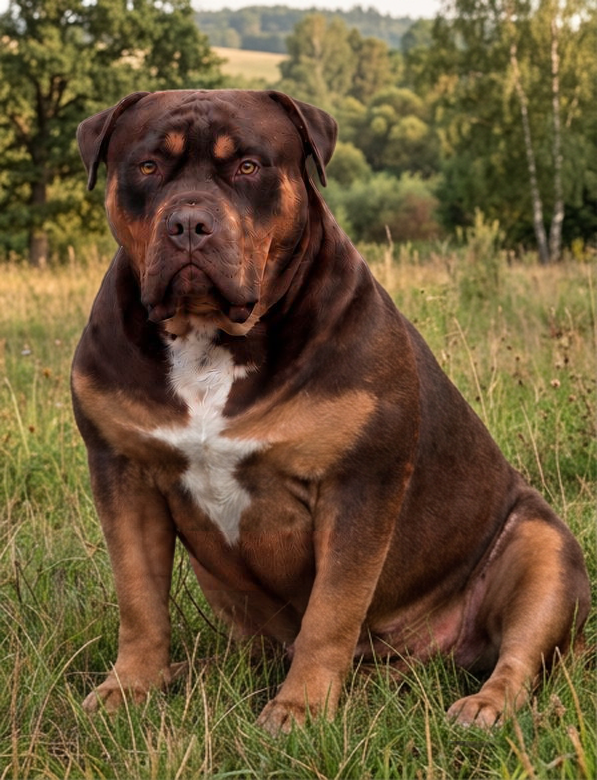 American Bully XL mostrando su temperamento equilibrado